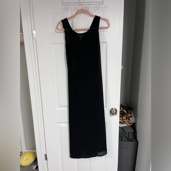 black long see-through dress - Picture 4 of 4